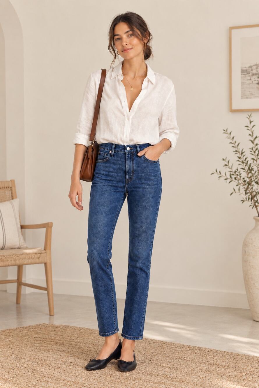 Madewell Women's Stovepipe Jeans TENCEL Denim Edition Size 32 Dark Wash MB480